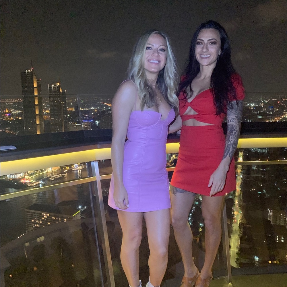 Leather Lilac Mini Dress Revolve